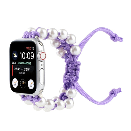 Umbrella Rope Bead Nylon Replacement Watchbands For Apple Watch Series 6 & SE &, For Apple Watch Ultra 49mm / Series 8&7 45mm / SE 2&6&SE&5&4 44mm / 3&2&1 42mm, For Apple Watch Series 8&7 41mm / SE 2&6&SE&5&4 40mm / 3&2&1 38mm - DealBuddy