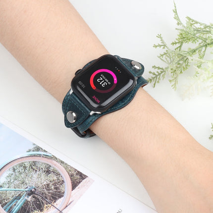Leather Replacement Strap Watchband, For Apple Watch Series 7  41mm / & 6 & SE & 5 & 4 40mm, For Apple Watch Series  7  45mm / & 6 & SE & 5 & 4 44mm - DealBuddy