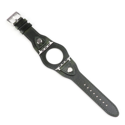 Leather Replacement Strap Watchband, For Apple Watch Series 7  41mm / & 6 & SE & 5 & 4 40mm, For Apple Watch Series  7  45mm / & 6 & SE & 5 & 4 44mm - DealBuddy