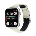 14mm Slim Genuine Leather Strap Watchband For Apple Watch Series, 7 45mm / 6 & SE & 5 & 4 44mm / 3 & 2 & 1 42mm, 7 41mm / 6 & SE & 5 & 4 40mm / 3 & 2 & 1 38mm - DealBuddy