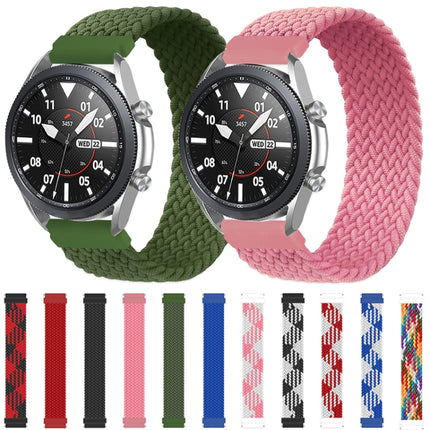 For Samsung Galaxy Watch 46mm Adjustable Nylon Braided Elasticity Replacement Strap Watchband, 165mm - DealBuddy