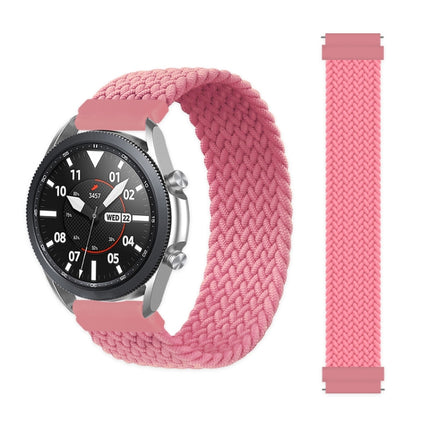 For Samsung Galaxy Watch 3 41mm Adjustable Nylon Braided Elasticity Replacement Strap Watchband