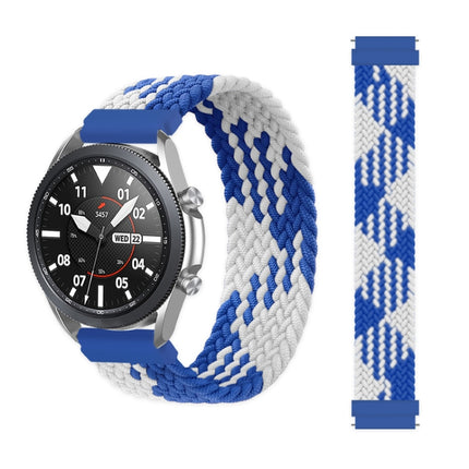 For Samsung Galaxy Watch 3 41mm Adjustable Nylon Braided Elasticity Replacement Strap Watchband