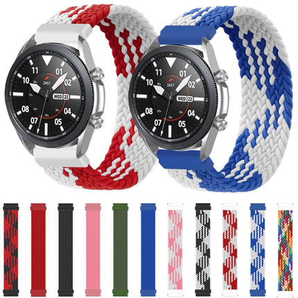 For Samsung Galaxy Watch 3 41mm Adjustable Nylon Braided Elasticity Replacement Strap Watchband, 165mm - DealBuddy