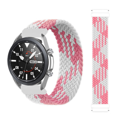 For Samsung Galaxy Watch 3 45mm Adjustable Nylon Braided Elasticity Replacement Strap Watchband, 125mm, 135mm, 145mm, 155mm - DealBuddy