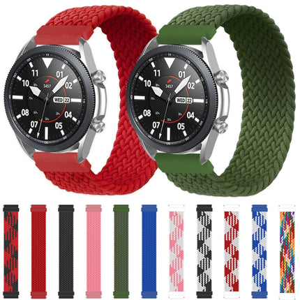 For Samsung Galaxy Watch 3 45mm Adjustable Nylon Braided Elasticity Replacement Strap Watchband, 125mm, 135mm, 145mm, 155mm - DealBuddy
