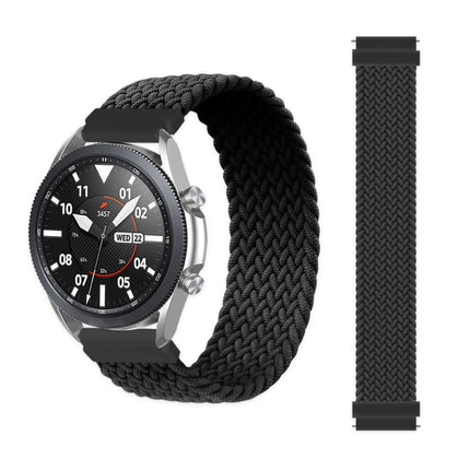 For Samsung Galaxy Watch 3 45mm Adjustable Nylon Braided Elasticity Replacement Strap Watchband - DealBuddy