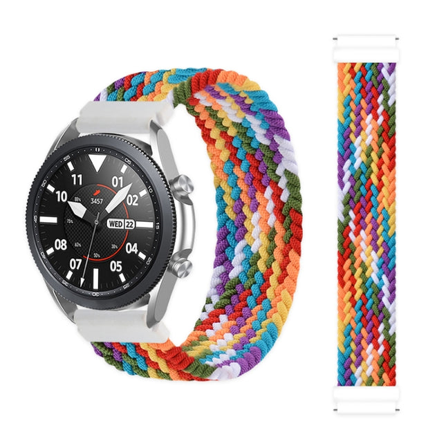 For Samsung Galaxy Watch Active / Active2 40mm / Active2 44mm Adjustable Nylon Braided Elasticity Replacement Strap Watchband