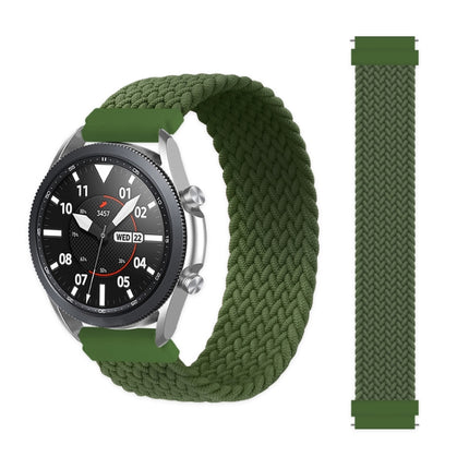 For Samsung Galaxy Watch Active / Active2 40mm / Active2 44mm Adjustable Nylon Braided Elasticity Replacement Strap Watchband, 165mm - DealBuddy