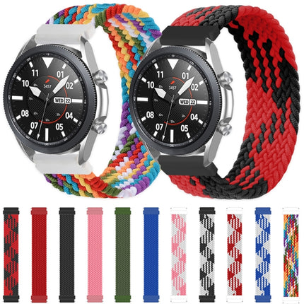 For Samsung Galaxy Watch Active / Active2 40mm / Active2 44mm Adjustable Nylon Braided Elasticity Replacement Strap Watchband, 165mm - DealBuddy