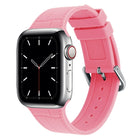 Bamboo Joint Silicone Replacement Strap Watchband, For Apple Watch Series 7  41mm / & 6 & SE & 5 & 4 40mm, For Apple Watch Series  7  45mm / & 6 & SE & 5 & 4 44mm - DealBuddy