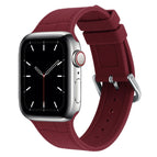 For Apple Watch Series 7  41mm / & 6 & SE & 5 & 4 40mm / Wine Red