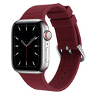Bamboo Joint Silicone Replacement Strap Watchband, For Apple Watch Series 7  41mm / & 6 & SE & 5 & 4 40mm, For Apple Watch Series  7  45mm / & 6 & SE & 5 & 4 44mm - DealBuddy