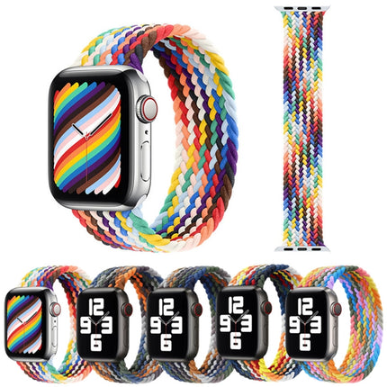 Metal Head Braided Nylon Replacement Watchbands, Size: XS 128mm For Apple Watch Series 6 & SE & 5 & 4 40mm / 3 & 2 & 1 38mm - DealBuddy