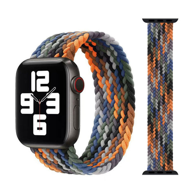 Metal Head Braided Nylon Replacement Watchbands, Size: S 135mm For Apple Watch Series 6 & SE & 5 & 4 40mm / 3 & 2 & 1 38mm - DealBuddy