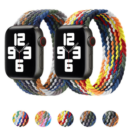 Metal Head Braided Nylon Replacement Watchbands, Size: L 155mm For Apple Watch Series 6 & SE & 5 & 4 40mm / 3 & 2 & 1 38mm - DealBuddy