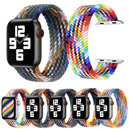 Metal Head Braided Nylon Replacement Watchbands, Size: XS 135mm For Apple Watch Series 6 & SE & 5 & 4 44mm / 3 & 2 & 1 42mm - DealBuddy