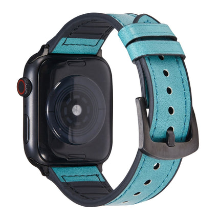Crazy Horse Texture Leather Replacement Watchbands For Apple Watch Series, 7 45mm / 6 & SE & 5 & 4 44mm / 3 & 2 & 1 42mm, 7 41mm / 6 & SE & 5 & 4 40mm / 3 & 2 & 1 38mm - DealBuddy