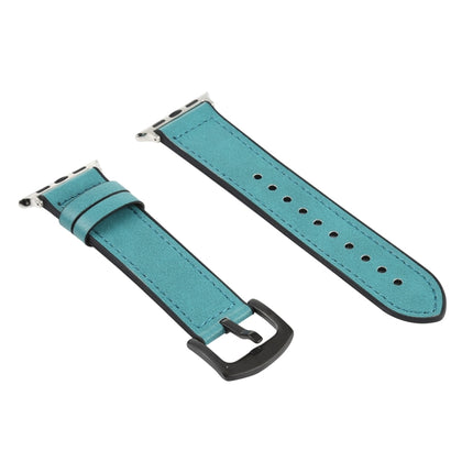 Crazy Horse Texture Leather Replacement Watchbands For Apple Watch Series, 7 45mm / 6 & SE & 5 & 4 44mm / 3 & 2 & 1 42mm, 7 41mm / 6 & SE & 5 & 4 40mm / 3 & 2 & 1 38mm - DealBuddy