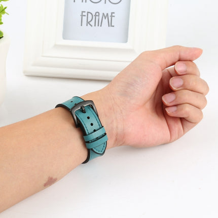 Crazy Horse Texture Leather Replacement Watchbands For Apple Watch Series - DealBuddy