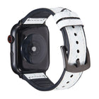 Ostrich Texture Leather Replacement Watchbands For Apple Watch Series - DealBuddy