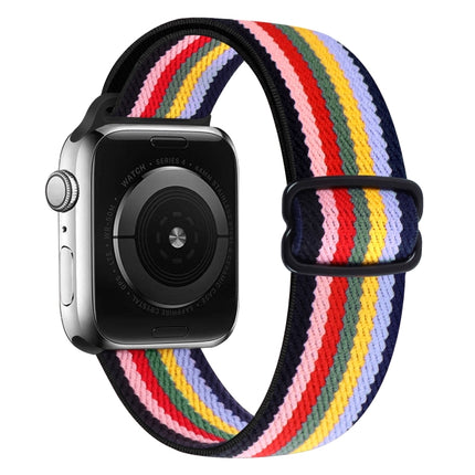 8-shaped Buckle Nylon Replacement Strap Watchband, For Apple Watch Series 9&8&7 41mm / SE 3&SE 2&6&SE&5&4 40mm / 3&2&1 38mm, For Apple Watch Series  7  45mm / & 6 & SE & 5 & 4 44mm - DealBuddy