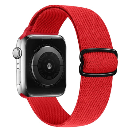 8-shaped Buckle Nylon Replacement Strap Watchband, For Apple Watch Series 9&8&7 41mm / SE 3&SE 2&6&SE&5&4 40mm / 3&2&1 38mm, For Apple Watch Series  7  45mm / & 6 & SE & 5 & 4 44mm - DealBuddy