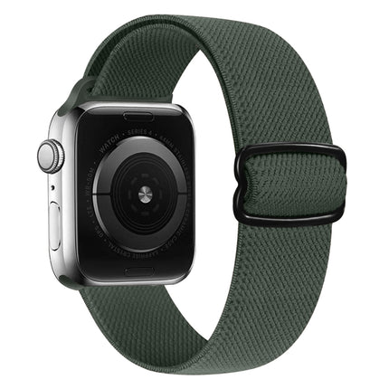 8-shaped Buckle Nylon Replacement Strap Watchband, For Apple Watch Series 9&8&7 41mm / SE 3&SE 2&6&SE&5&4 40mm / 3&2&1 38mm, For Apple Watch Series  7  45mm / & 6 & SE & 5 & 4 44mm - DealBuddy