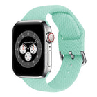 Braided Silicone Replacement Watchbands with Buckle For Apple Watch Series, 7 45mm / 6 & SE & 5 & 4 44mm / 3 & 2 & 1 42mm, 7 41mm / 6 & SE & 5 & 4 40mm / 3 & 2 & 1 38mm - DealBuddy