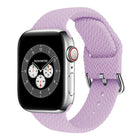 Braided Silicone Replacement Watchbands with Buckle For Apple Watch Series, 7 45mm / 6 & SE & 5 & 4 44mm / 3 & 2 & 1 42mm, 7 41mm / 6 & SE & 5 & 4 40mm / 3 & 2 & 1 38mm - DealBuddy