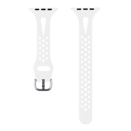 Silicone Replacement Watchbands For Apple Watch Series, 7 45mm / 6 & SE & 5 & 4 44mm / 3 & 2 & 1 42mm, 7 41mm / 6 & SE & 5 & 4 40mm / 3 & 2 & 1 38mm - DealBuddy