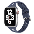 Silicone Replacement Watchbands For Apple Watch Series, 7 45mm / 6 & SE & 5 & 4 44mm / 3 & 2 & 1 42mm, 7 41mm / 6 & SE & 5 & 4 40mm / 3 & 2 & 1 38mm - DealBuddy