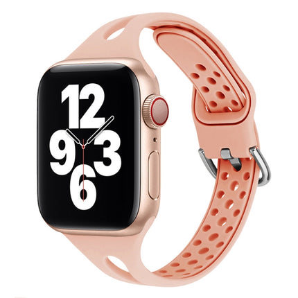 Silicone Replacement Watchbands For Apple Watch Series, 7 45mm / 6 & SE & 5 & 4 44mm / 3 & 2 & 1 42mm, 7 41mm / 6 & SE & 5 & 4 40mm / 3 & 2 & 1 38mm - DealBuddy