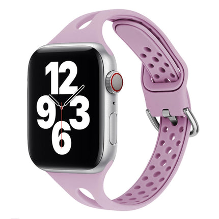 Silicone Replacement Watchbands For Apple Watch Series, 7 45mm / 6 & SE & 5 & 4 44mm / 3 & 2 & 1 42mm, 7 41mm / 6 & SE & 5 & 4 40mm / 3 & 2 & 1 38mm - DealBuddy