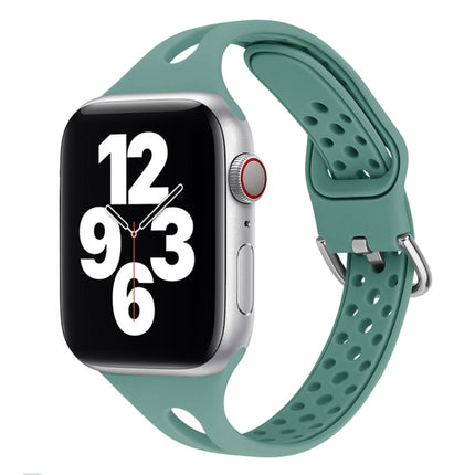 Silicone Replacement Watchbands For Apple Watch Series, 7 45mm / 6 & SE & 5 & 4 44mm / 3 & 2 & 1 42mm, 7 41mm / 6 & SE & 5 & 4 40mm / 3 & 2 & 1 38mm - DealBuddy