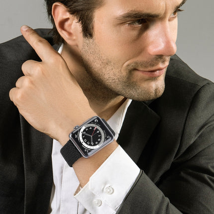 Metal Head Braided Nylon Solid Color Replacement Strap Watchband For Apple Watch Series 6 & SE & 5 & 4 44mm / 3 & 2 & 1 42mm - DealBuddy