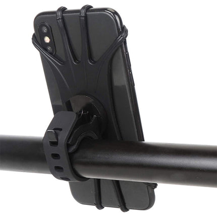 360 Degree Rotation Silica Gel Bicycle Phone Holder for 4-6.8 inch Mobile Phone - DealBuddy