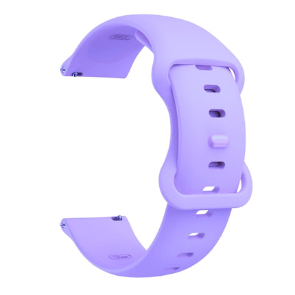 Butterfly Buckle Silicone Replacement Strap Watchband, 20mm For Samsung Galaxy Watch Active 3 41mm, 22mm For Samsung Galaxy Watch Active 3 45mm - DealBuddy