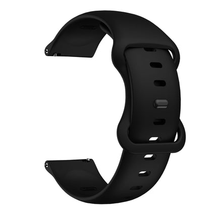 Butterfly Buckle Silicone Replacement Strap Watchband, 20mm For Samsung Galaxy Watch Active 3 41mm, 22mm For Samsung Galaxy Watch Active 3 45mm - DealBuddy