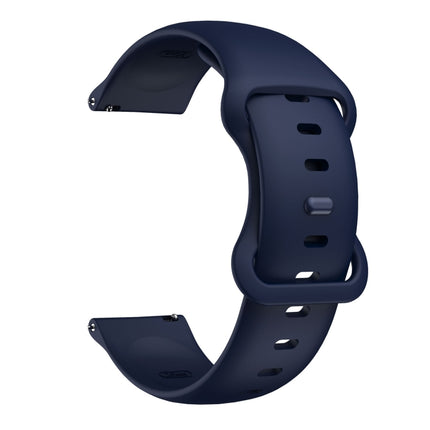Butterfly Buckle Silicone Replacement Strap Watchband, 20mm For Samsung Galaxy Watch Active 3 41mm, 22mm For Samsung Galaxy Watch Active 3 45mm - DealBuddy