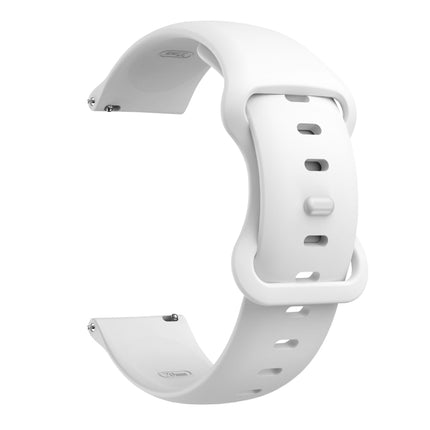 Butterfly Buckle Silicone Replacement Strap Watchband, 20mm For Samsung Galaxy Watch Active 3 41mm, 22mm For Samsung Galaxy Watch Active 3 45mm - DealBuddy