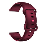 22mm For Samsung Galaxy Watch Active 3 45mm / Wine Red