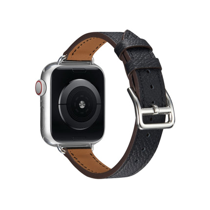 B Style Leather Strap Watchband For Apple Watch Series, 7 45mm / 6 & SE & 5 & 4 44mm / 3 & 2 & 1 42mm, 7 41mm / 6 & SE & 5 & 4 40mm / 3 & 2 & 1 38mm - DealBuddy