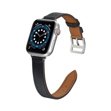 B Style Leather Strap Watchband For Apple Watch Series, 7 45mm / 6 & SE & 5 & 4 44mm / 3 & 2 & 1 42mm, 7 41mm / 6 & SE & 5 & 4 40mm / 3 & 2 & 1 38mm - DealBuddy