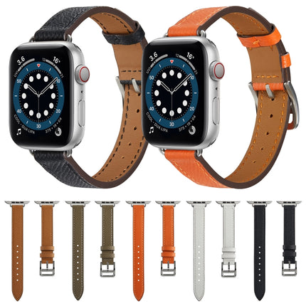 B Style Leather Strap Watchband For Apple Watch Series, 7 45mm / 6 & SE & 5 & 4 44mm / 3 & 2 & 1 42mm, 7 41mm / 6 & SE & 5 & 4 40mm / 3 & 2 & 1 38mm - DealBuddy
