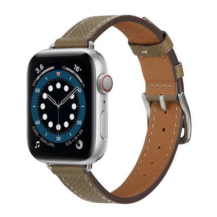 B Style Leather Strap Watchband For Apple Watch Series, 7 45mm / 6 & SE & 5 & 4 44mm / 3 & 2 & 1 42mm, 7 41mm / 6 & SE & 5 & 4 40mm / 3 & 2 & 1 38mm - DealBuddy