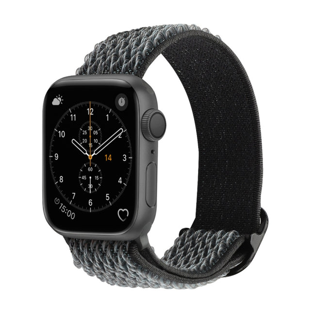 Wave Texture Nylon Replacement Watchbands For Apple Watch Series, 7 45mm / 6 & SE & 5 & 4 44mm / 3 & 2 & 1 42mm, 7 41mm / 6 & SE & 5 & 4 40mm / 3 & 2 & 1 38mm - DealBuddy