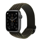 Wave Texture Nylon Replacement Watchbands For Apple Watch Series, 7 45mm / 6 & SE & 5 & 4 44mm / 3 & 2 & 1 42mm, 7 41mm / 6 & SE & 5 & 4 40mm / 3 & 2 & 1 38mm - DealBuddy