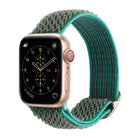 Wave Texture Nylon Replacement Watchbands For Apple Watch Series, 7 45mm / 6 & SE & 5 & 4 44mm / 3 & 2 & 1 42mm, 7 41mm / 6 & SE & 5 & 4 40mm / 3 & 2 & 1 38mm - DealBuddy