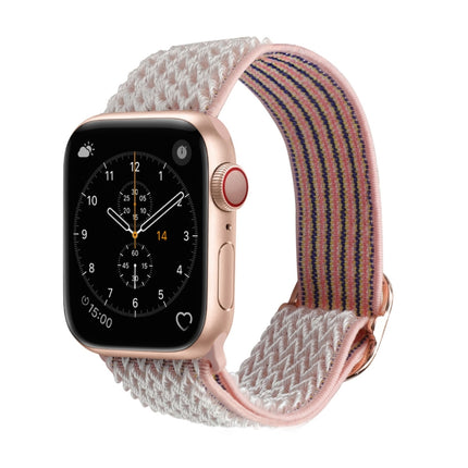 Wave Texture Nylon Replacement Watchbands For Apple Watch Series, 7 45mm / 6 & SE & 5 & 4 44mm / 3 & 2 & 1 42mm, 7 41mm / 6 & SE & 5 & 4 40mm / 3 & 2 & 1 38mm - DealBuddy
